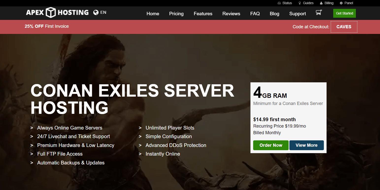 Conan Exiles Apex Hosting