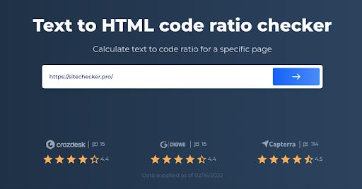 SiteChecker-Text-zu-HTML-Code-Verhältnis-Prüfer