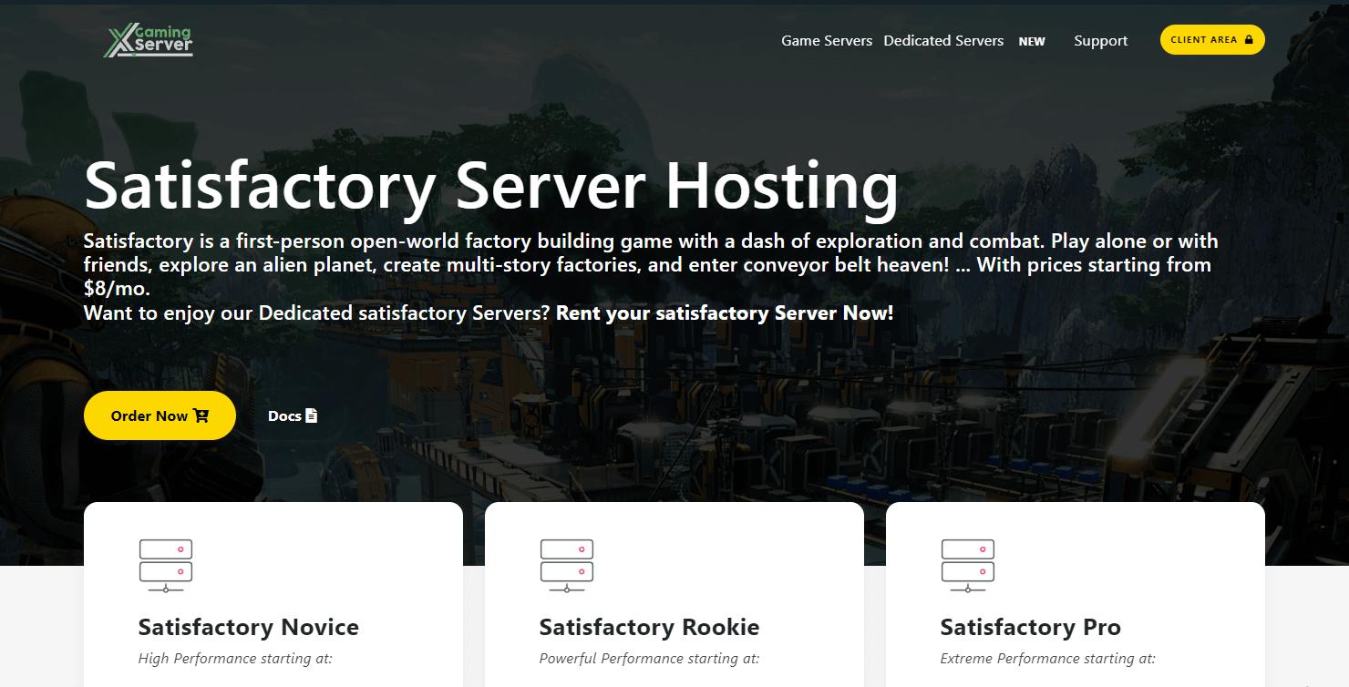 Satisfactory XGamingServer