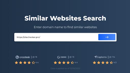 outil de recherche de sites Web similaires de Sitechecker