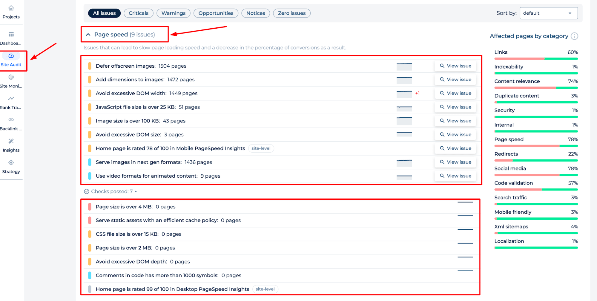 Características adicionales Prueba GZIP