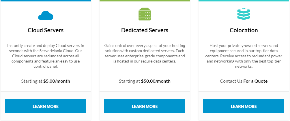 Best hosting for small business - Servermania