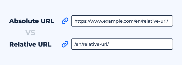 comparison absolute url relative url