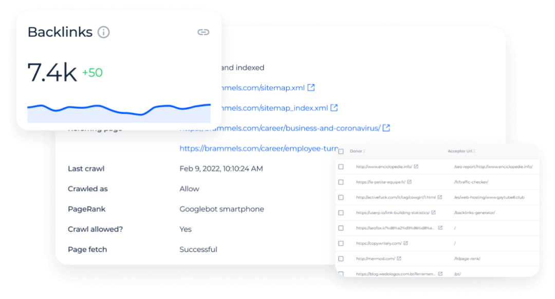 Link building dynamics