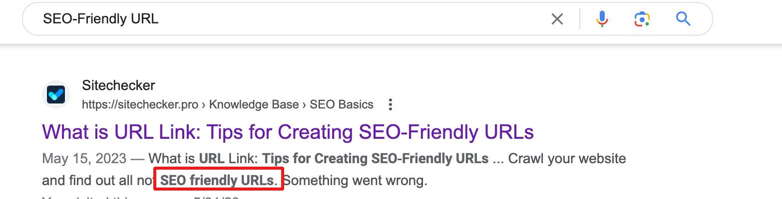 Description In SERP