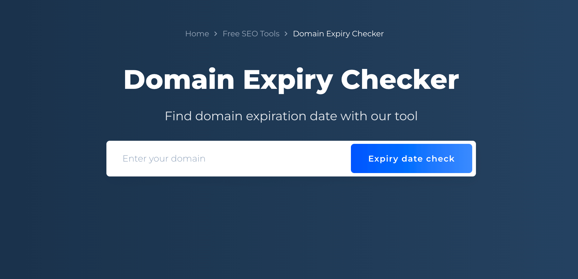 Domain Expiry Checker