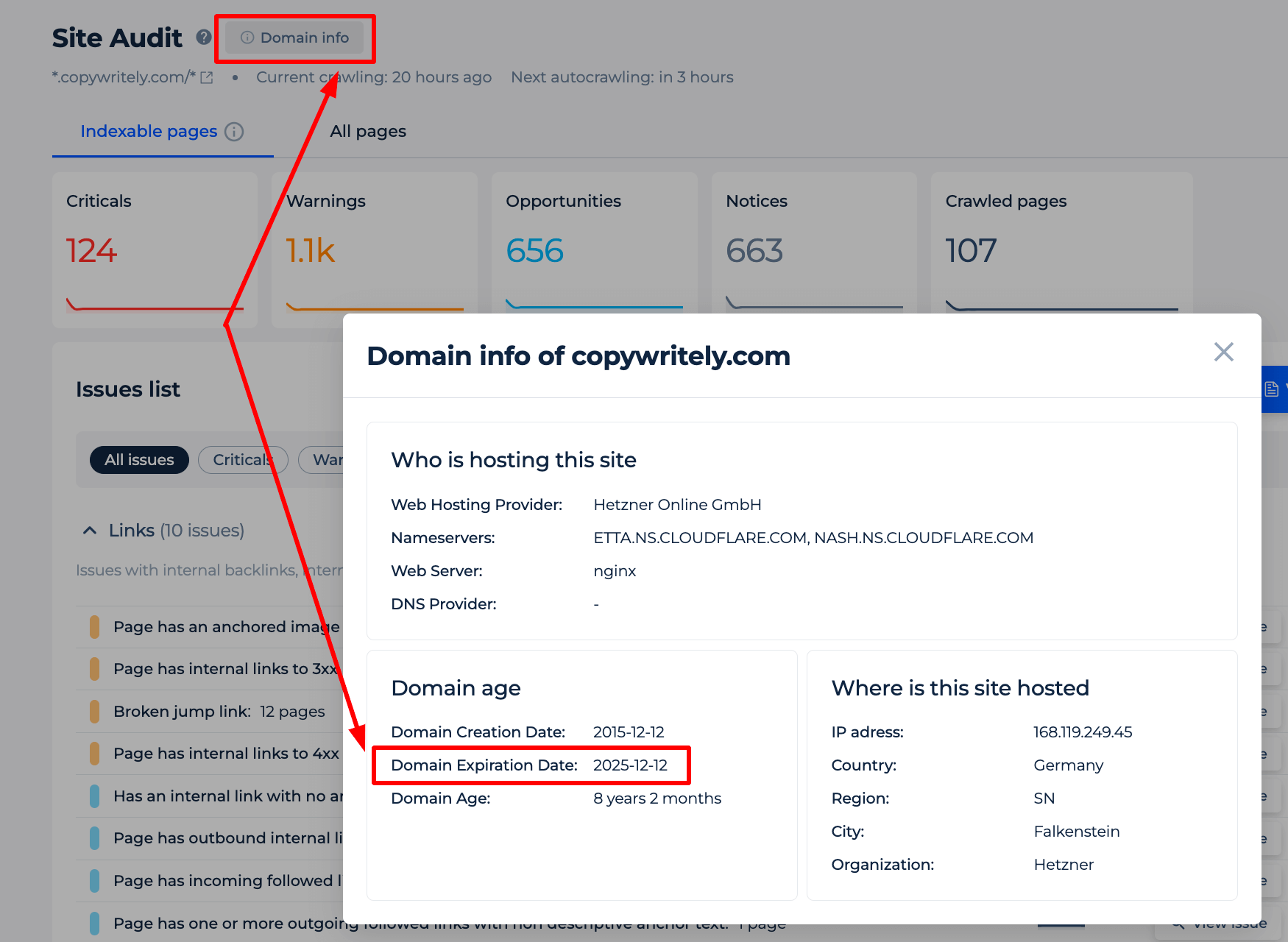 Domain Info