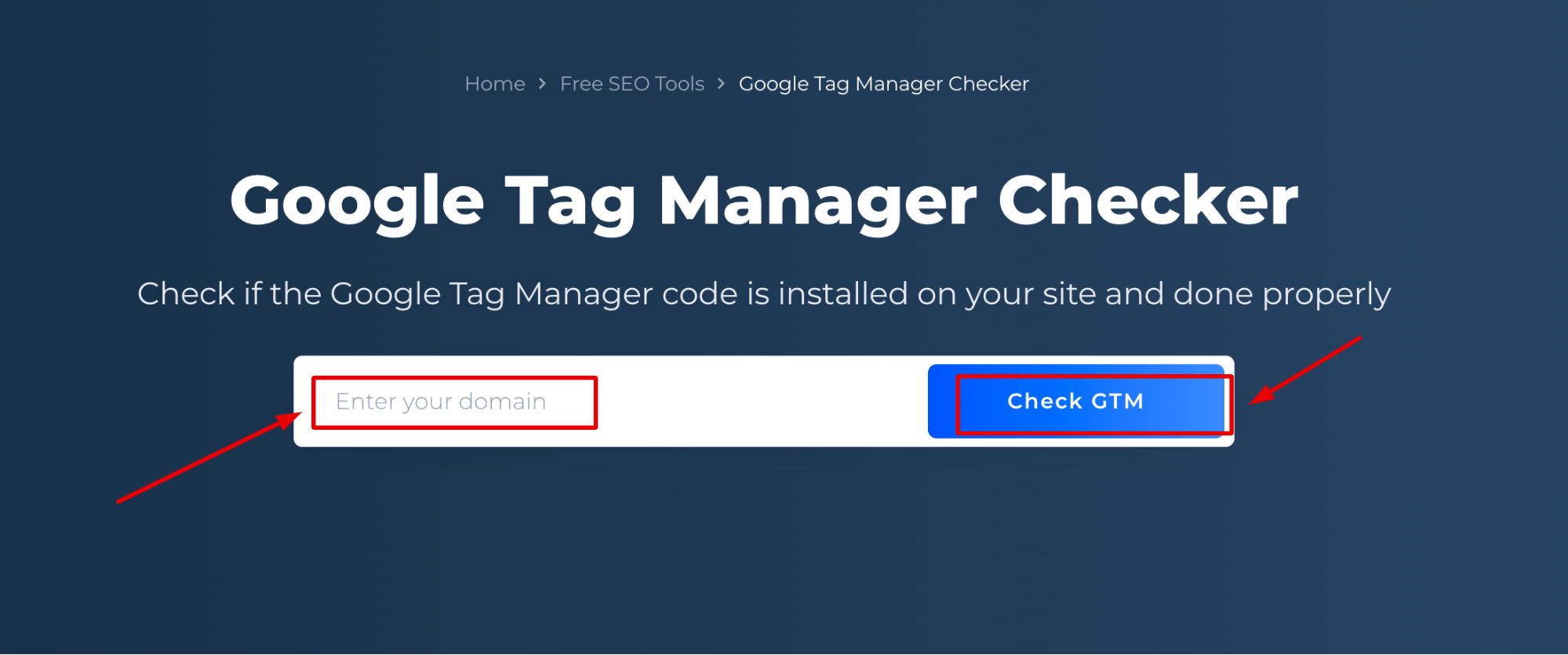 Comprobador de Google Tag Manager