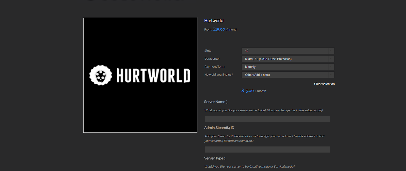 Hurtworld Bisecthosting