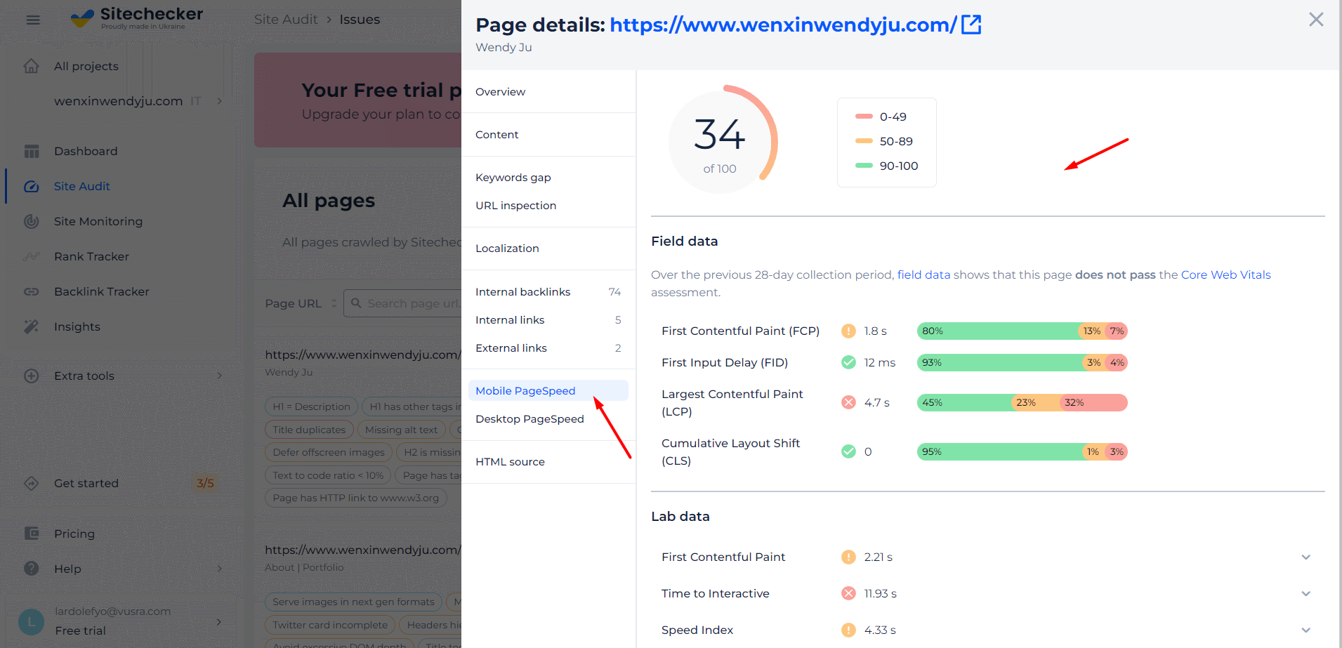 Meta Name Viewport Test Result