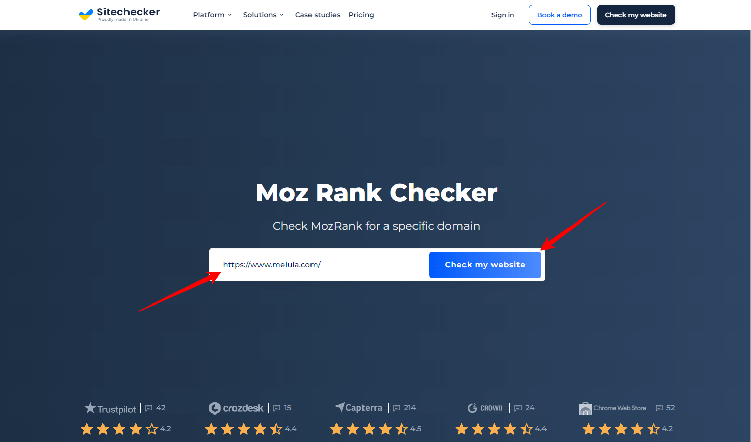 Moz Rank Checker