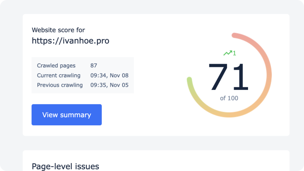 seo marketing dashboard custom notes