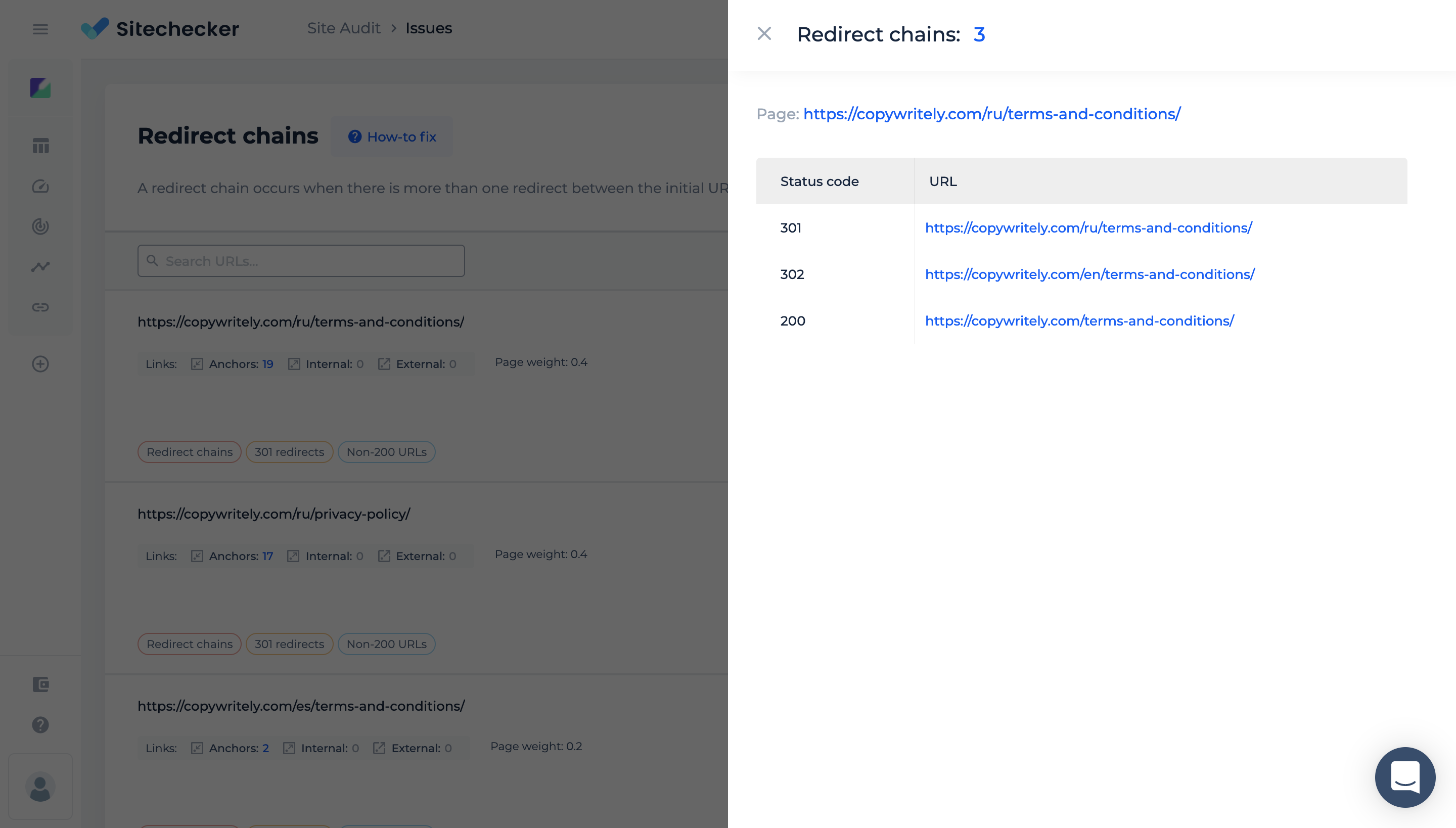 view redirects path