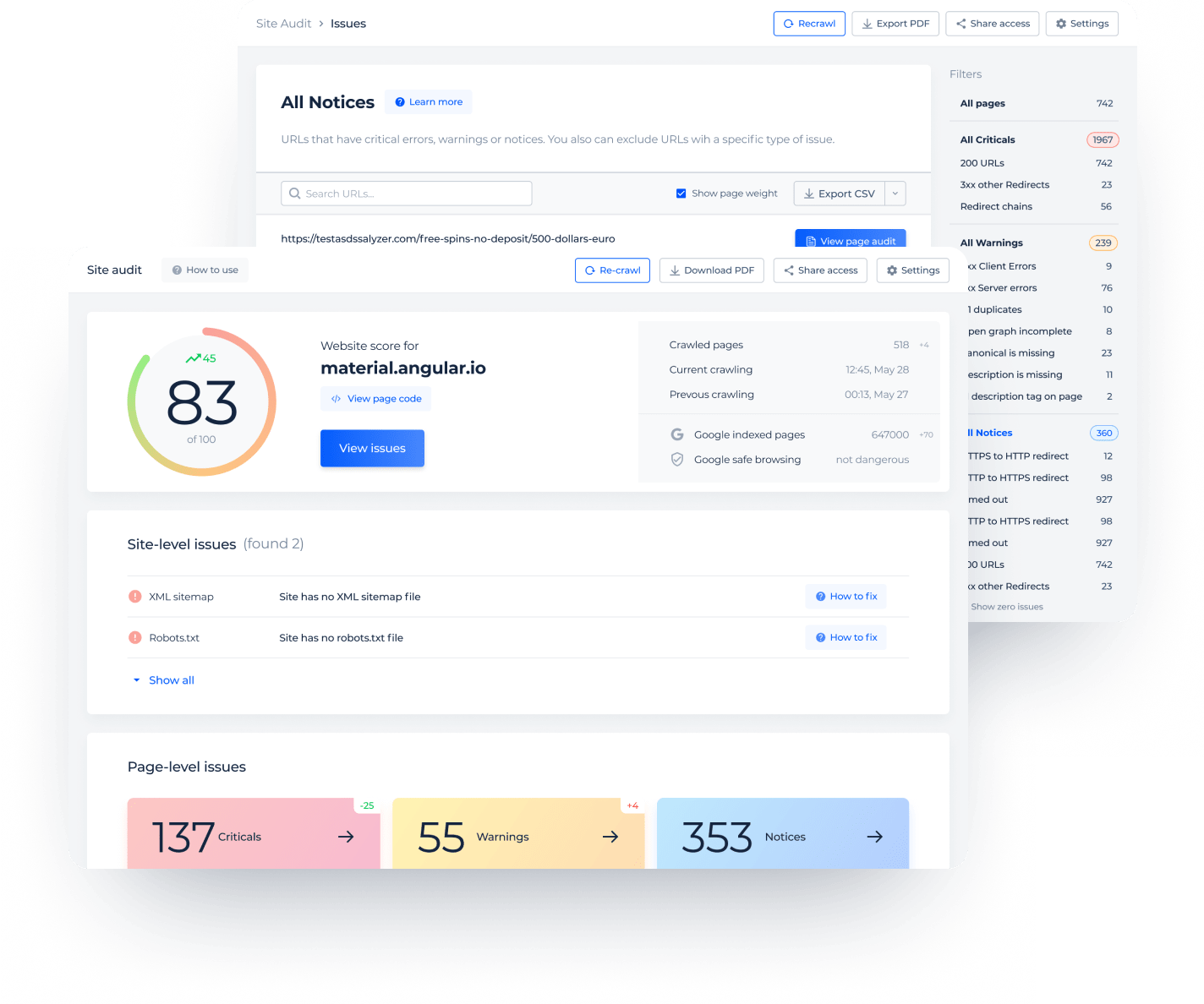 Chequeador y herramienta de auditoría SEO para sitios web