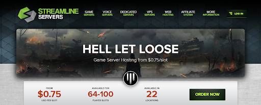 Hell Let Loose server renting by Streamline servers