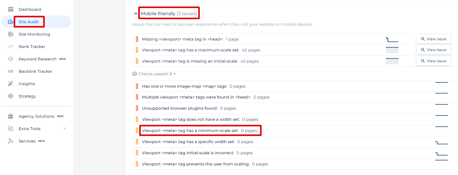 Viewport Has Minimum Scale Set Issue