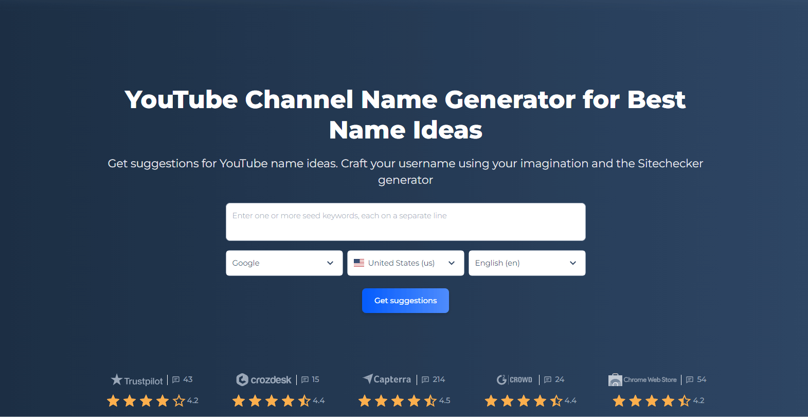 YouTube-Kanalnamengenerator